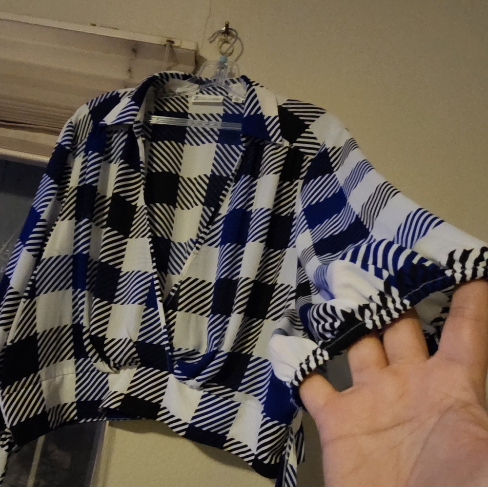 Plaided Blouse